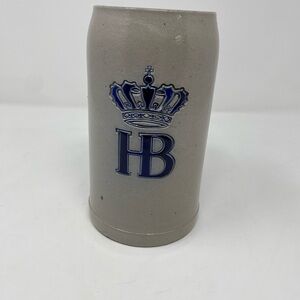 Vintage HB Hofbrauhaus German Beer Stein 1 Liter